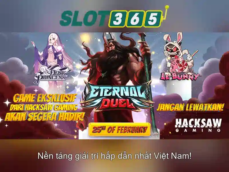 Trò chơi slot đa dạng và hấp dẫn tại Slot365
